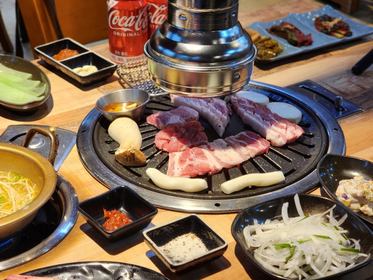 창원 상남동 고기집 천일식육식당 돼지모듬으로 푸짐하게