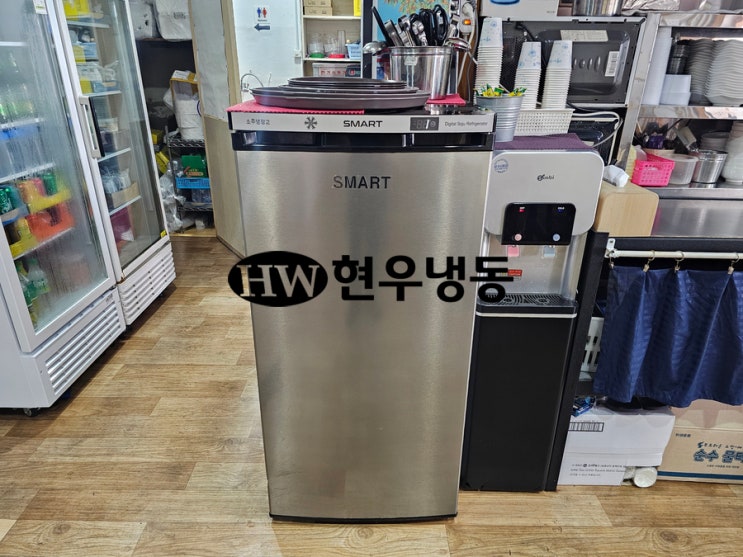  울산냉장고수리 업소용소주냉장고 내용물 얼어서 PCB 회로기판 교체수리  K3SF185FDR