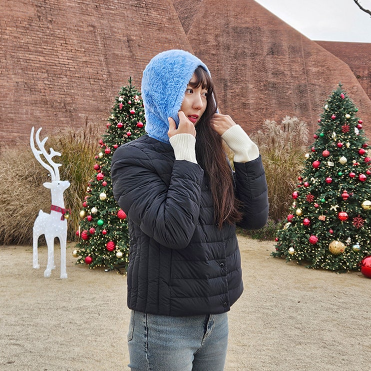  겨울모자 플러피한 산로 바라클라바 방한 후드넥워머