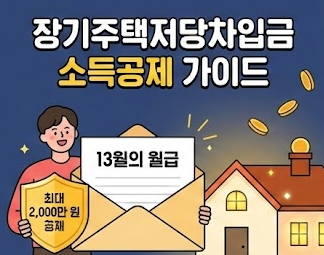  장기주택저당차입금 소득공제 대상 금액 최대 2000만원 받는 조건 3가지