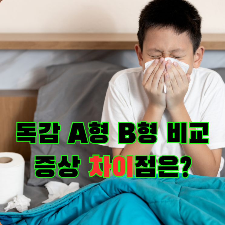  독감A형B형비교, 증상 차이점, 회복기간과 관리방법은?