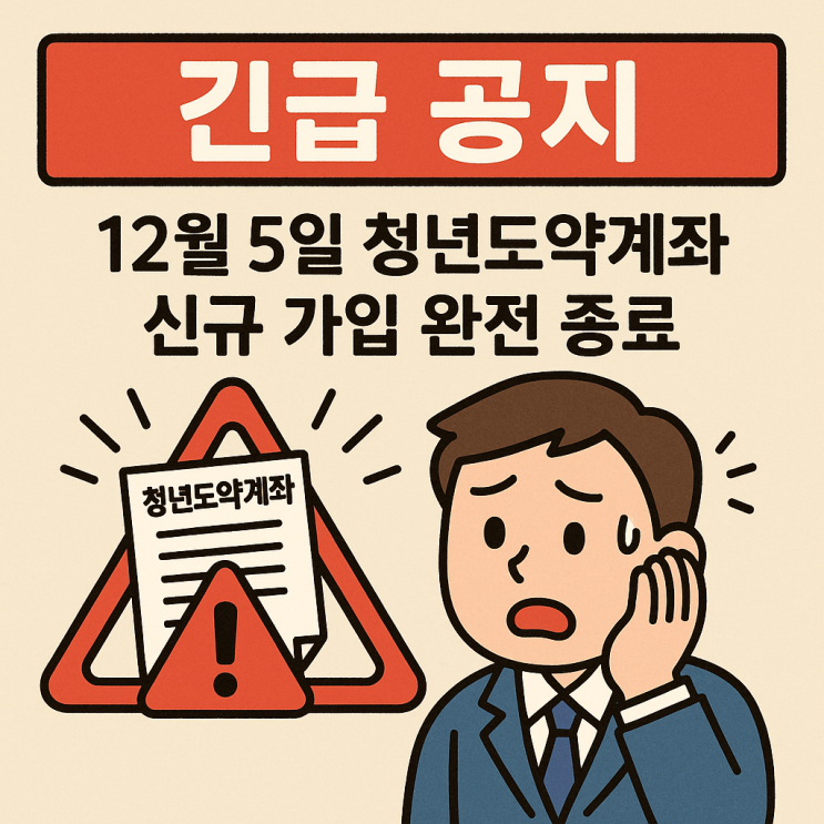  청년도약계좌 신규가입 종료, 12월 5일 마감! 마지막 5일간의 신청 기회와 소득 조건