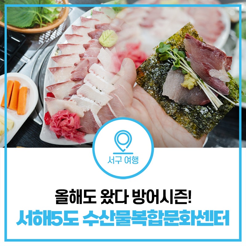 올해도 돌아온 방어 시즌! 서해5도 수산물복합문화센터