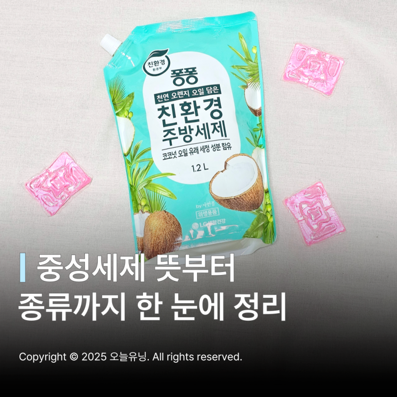 중성세제 퐁퐁 울샴푸 포함될까 뜻 종류 정리