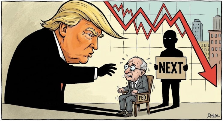  제롬 파월 해임설 재점화, 트럼프의 '섀도우 체어' 전략 : 미국 국채 금리와 증시 영향 분석