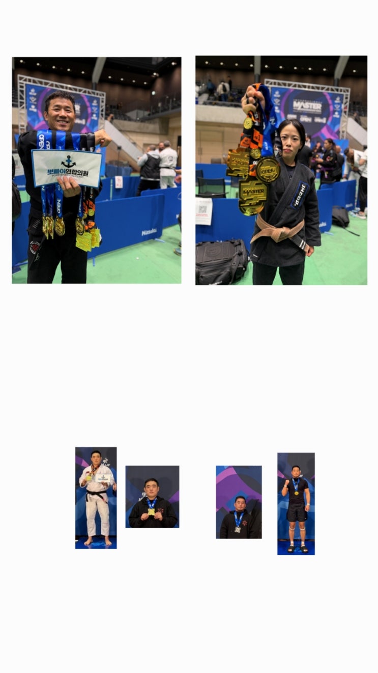  킹덤주짓수 원정팀, 'IBJJF 일본 대회' 나가서 메달 22개 획득