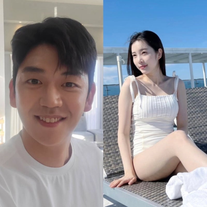 이용대 싱글아빠 여자친구 윤채경, 걸그룹 출신 수영복 패션