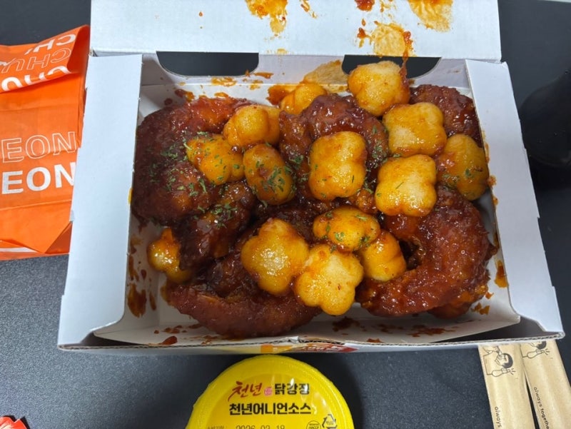 청주 가경동닭강정 천년닭강정 청주 가경복대점 새우강정