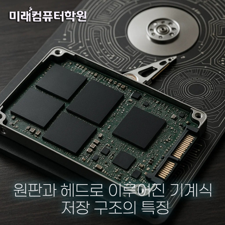  부산컴퓨터학원-부팅이 1분 → 10초?! HDD·SSD 차이를 가장 쉽게 설명한 저장장치 가이드