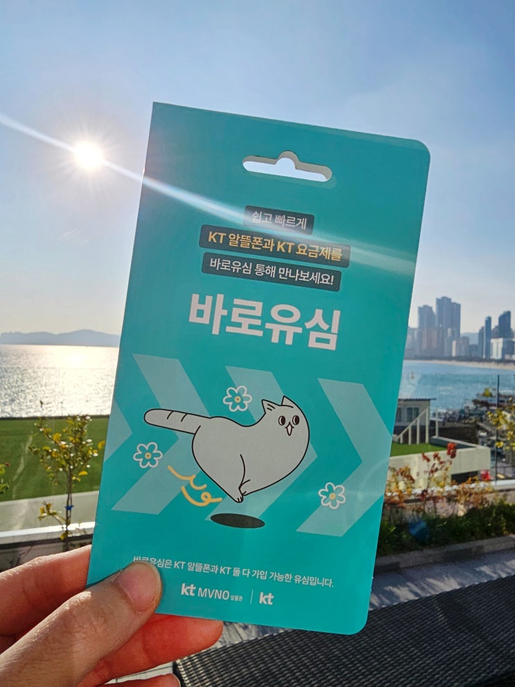  KT 선불폰 편의점 바로유심 개통 방법 알려드림