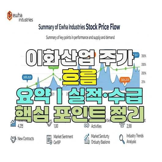  이화산업 주가 흐름 요약｜실적·수급 핵심 포인트 정리