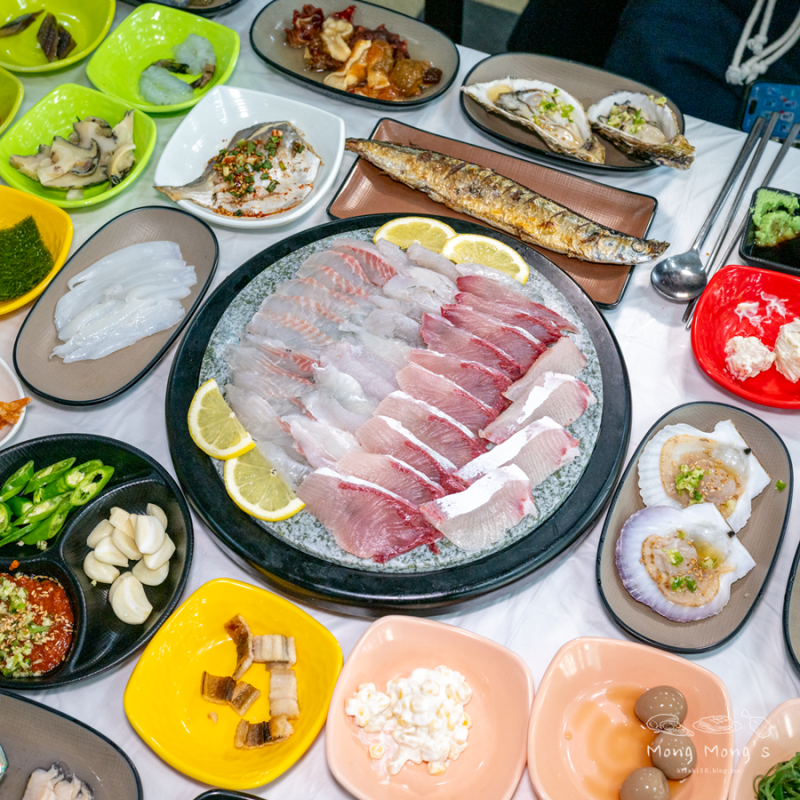 당진 왜목마을 맛집 섬마을횟집 해수욕장 해물 방어