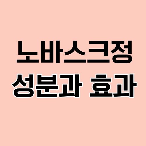 노바스크정 5mg 2.5mg 10mg 성분 효과 부작용