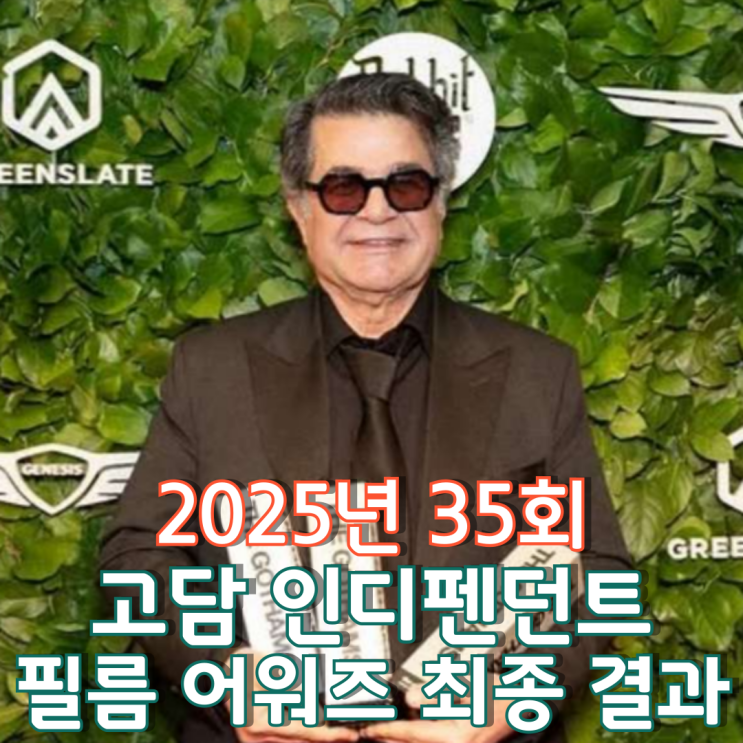  2025년 35회 고담 인디펜던트 필름 어워즈 최종 결과