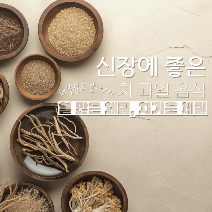  신장에 좋은 차 과일 약초 체질별 정리
