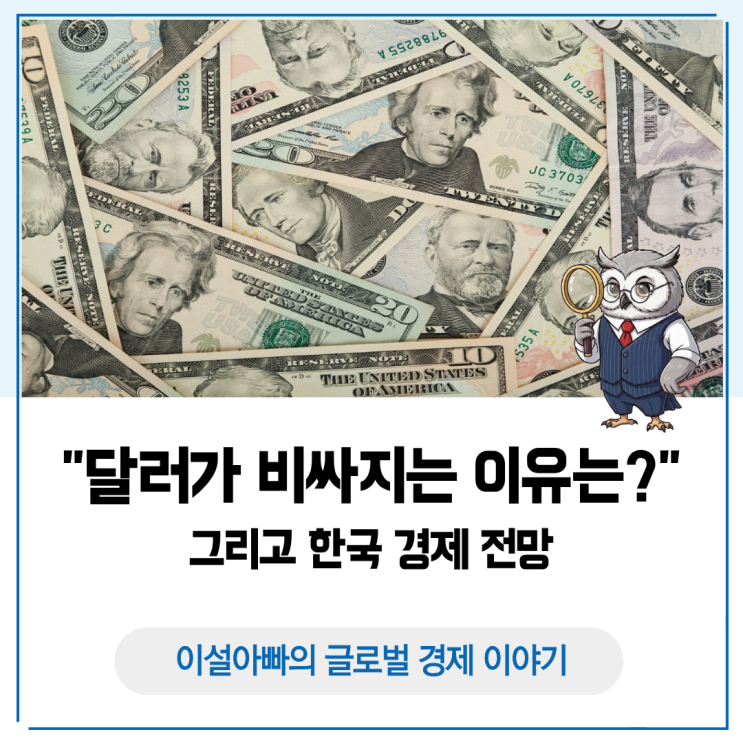  달러가 비싸지는 이유는? 그리고 한국 경제 전망