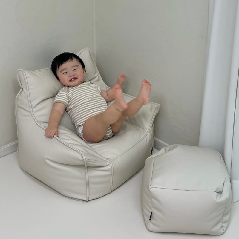 아이팜 아기 빈백소파 솔직 사용 후기 - 이유식 놀이 시간에 딱 맞는 육아 필수템