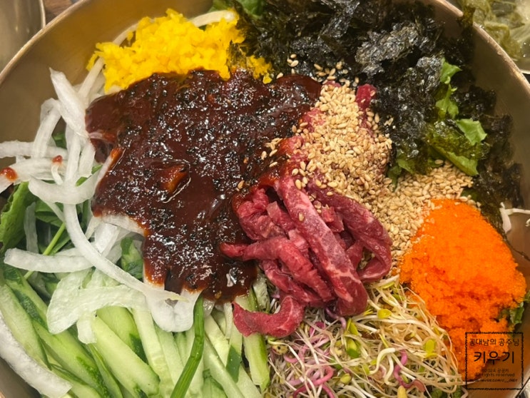  오창 꾸본석갈비 점심특선 육회비빔밥과 돼지갈비 후기