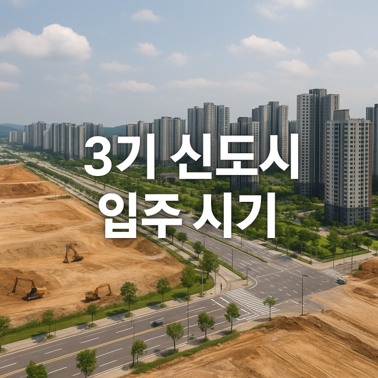  3기 신도시 입주 시기, 인천 계양 2026년 12월 첫 입주와 남양주 왕숙 하남 교산 교통망 전망 총정리