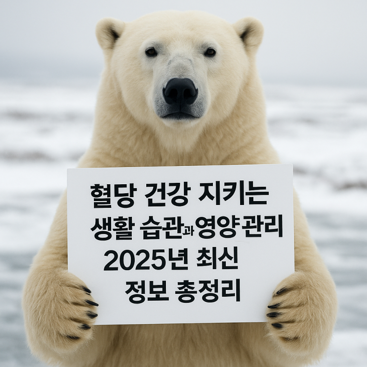  혈당 건강 지키는 생활 습관과 영양 관리 2025년 최신 정보 총정리