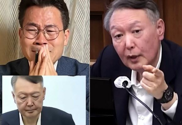  "'이놈, 저놈' 외치는 윤석열…전한길에겐 '선생님' 추켜세워"