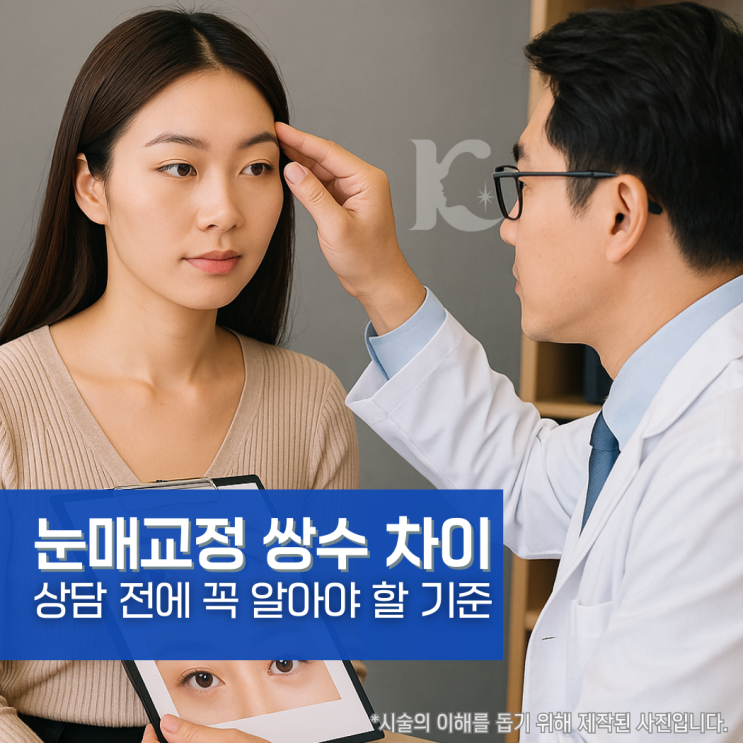 눈매교정 쌍수 차이 상담 전에 꼭 알아야 할 기준은 무엇일까