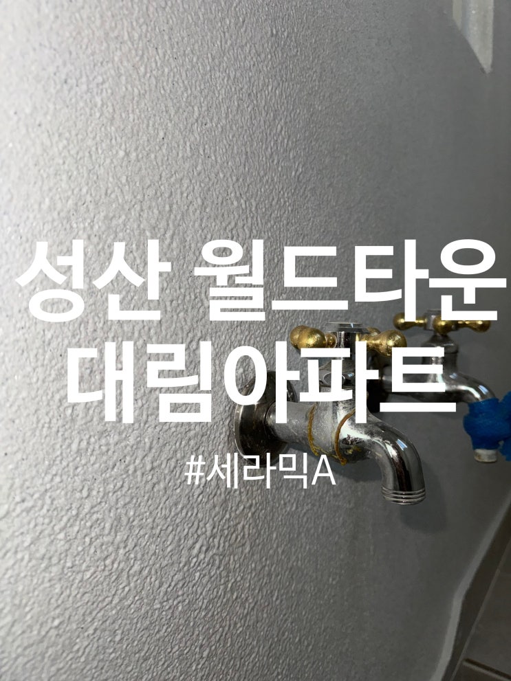  마포구 성산동 월드타운 대림아파트 탄성코트 시공(세라믹A) 달빛탄성