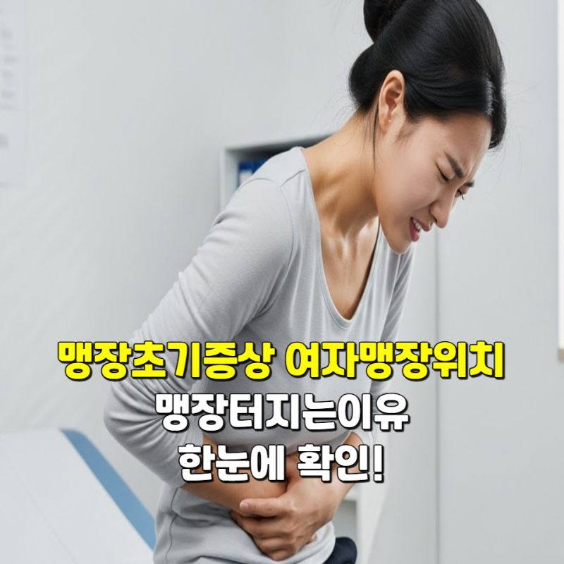 맹장초기증상 여자맹장위치, 맹장터지는이유 한눈에 확인! : 네이버 블로그