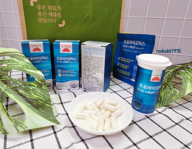 고려은단유산균 프로바이오틱스 스페셜핏100억유산균 추천