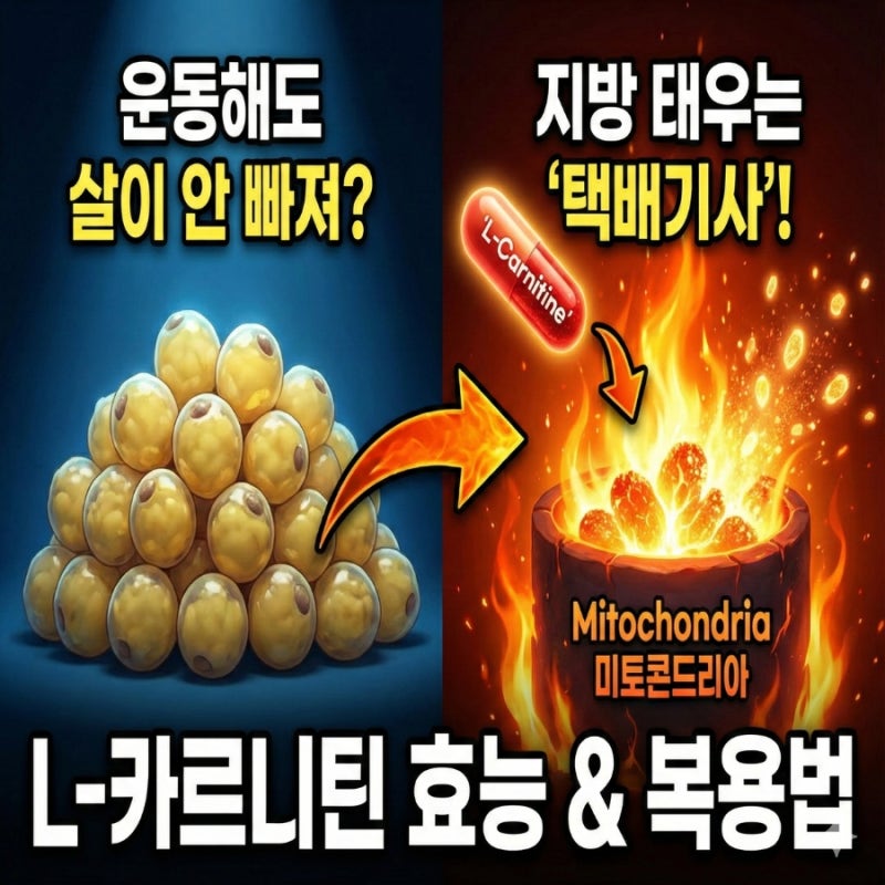 '카르티닌(L-카르니틴)' 효능, 운동 전에 먹어야 살이 빠진다? (ft. 아르기닌 조합, 부작용)