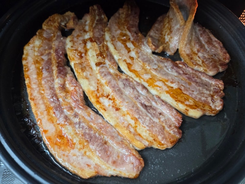 삼성비스포크큐커오븐 35L 직화오븐으로 삼겹살요리
