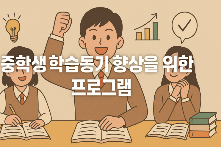  중학생 학습동기 향상을 위한 프로그램
