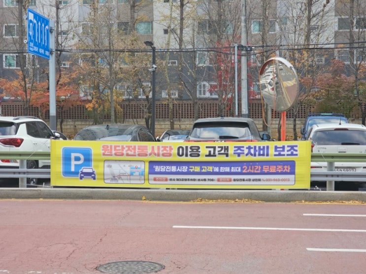  원당시장 김장재료 구입했어요 / 공영주차장 무료주차