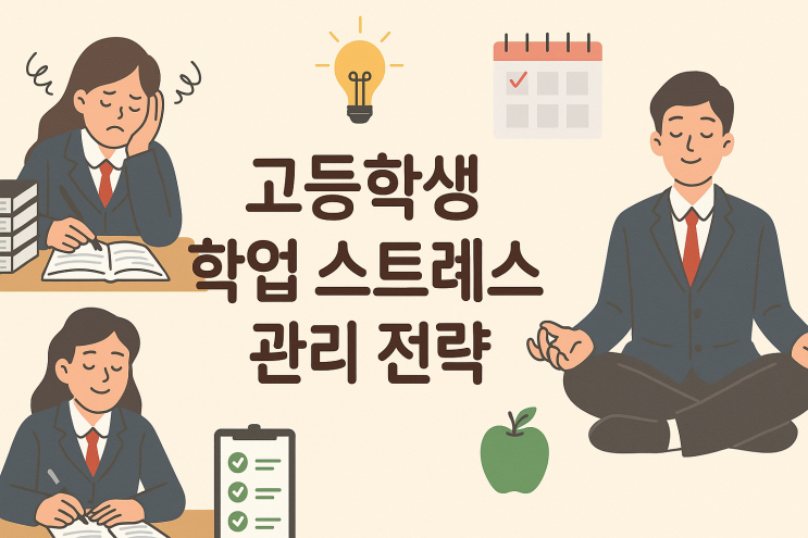  고등학생 학업 스트레스 관리 전략
