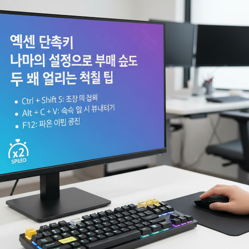 엑셀단축키 나만의 설정으로 업무 속도 두 배 올리는 현실 팁