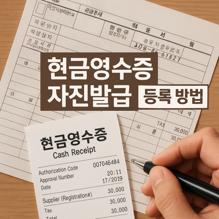  현금영수증 자진발급 등록 방법, 홈택스 승인번호 입력으로 놓친 소득공제 30% 챙기기