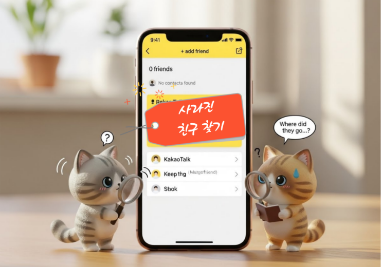  카톡 친구 삭제 복구 방법 3가지 메뉴 위치 정리