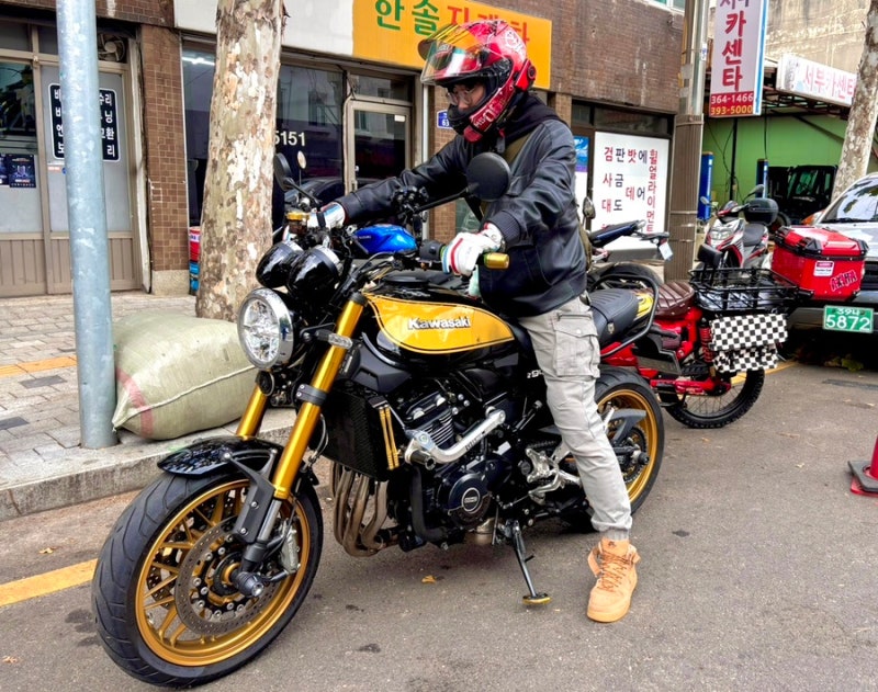 가와사키 Z900RS 요시무라 머플러 구변완료