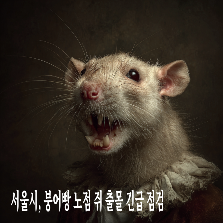 <b>서울시</b>, 붕어빵 노점 쥐 출몰 <b>긴급 점검</b>…1100곳 위생 확인
