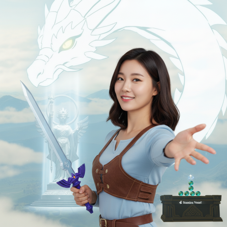  젤다 왕눈 마스터 소드: 스테미나 2줄반 완벽 공략