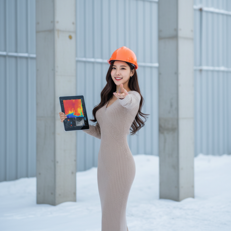  동절기 콘크리트, 영하 10도에도 가능한 '진짜 후기'