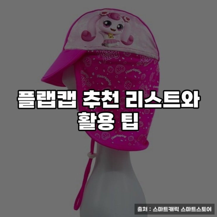  플랩캡 추천 리스트와 활용 팁