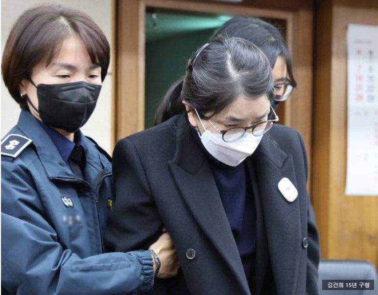 김건희 징역 15년, 벌금 20억 구형에 헛웃음, 억울한 점이 많지만 국민께 죄송하다
