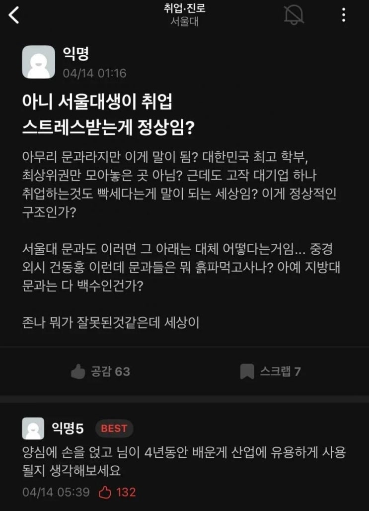  서울대생도 무릎 꿇린 '취업 지옥