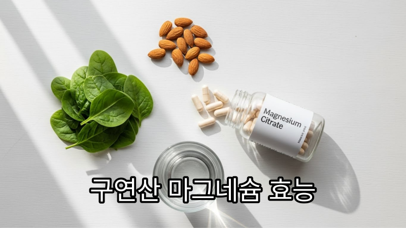 구연산 마그네슘 효능 제대로 알고 계신가요?