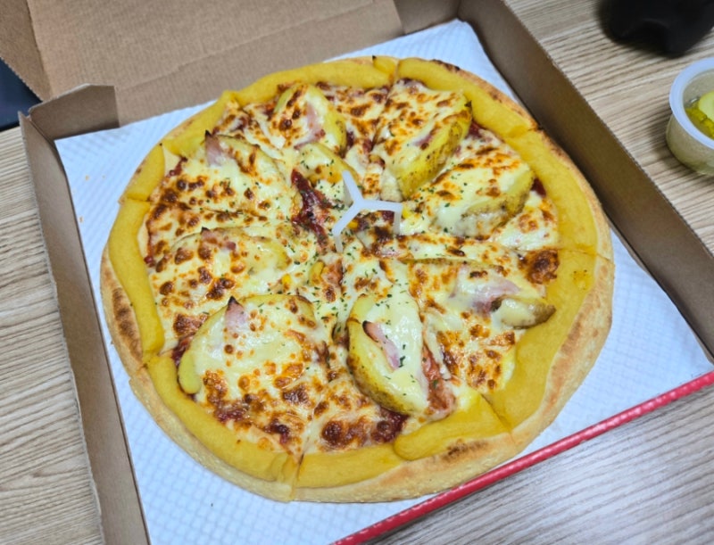 피자스쿨 메뉴 추천 포테이토피자 가격 칼로리 감자 고구마무스 조합