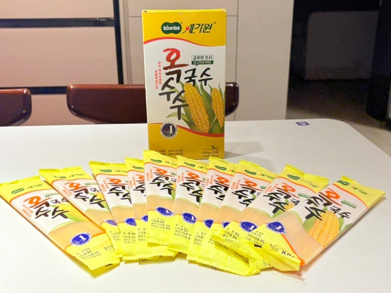 다이어트면 순솔 옥수수국수 다양한 요리에 활용가능해요!