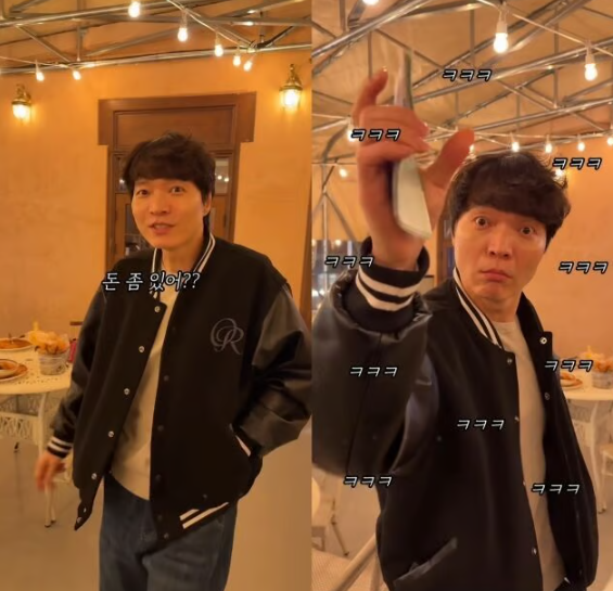 '불법 도박' <b>신정환</b> 머니건 퍼포먼스 화제, 호프집 <b>모델</b>까지?
