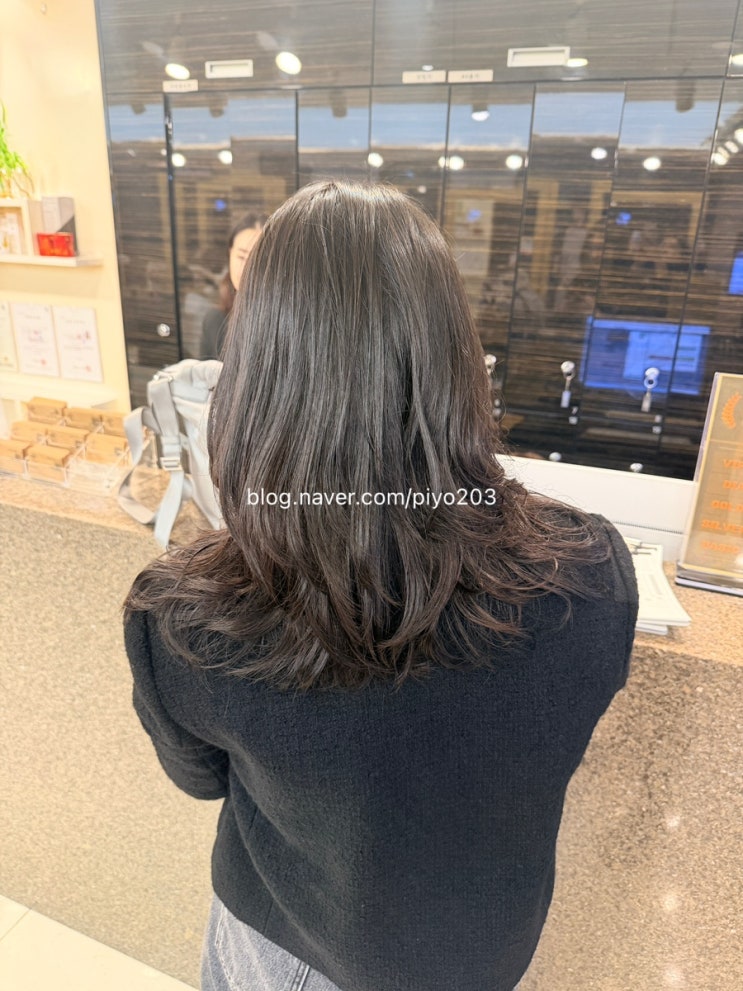  [의정부 미용실] 부드러운 미디엄 C컬펌 & 뿌리 매직으로 자연스러운 볼륨 완성
