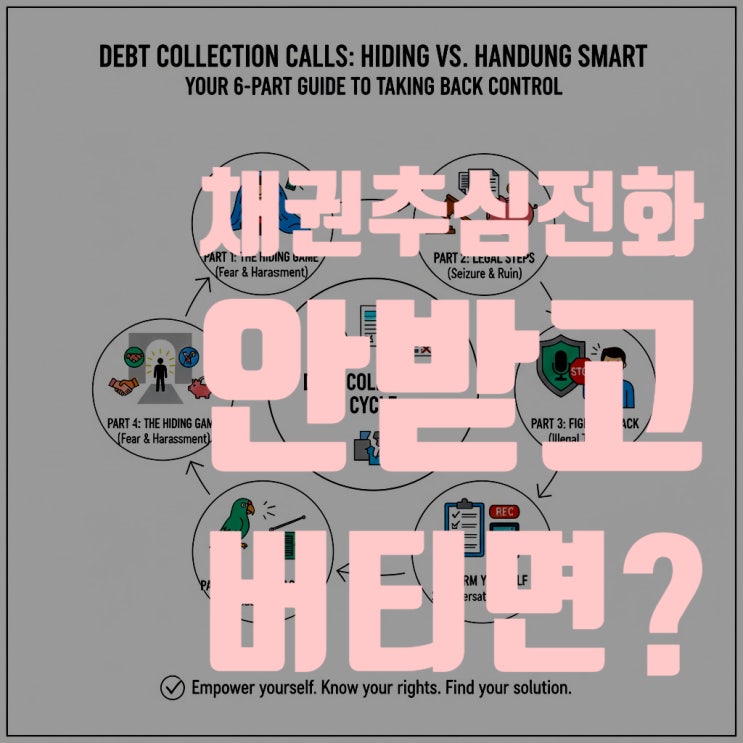  채권 추심 전화, 계속 안 받으면 '이것'까지 뺏깁니다 (압류 vs 현명한 대처법)